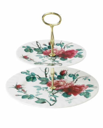 Soporte para dulces de 2 niveles "English Rose"