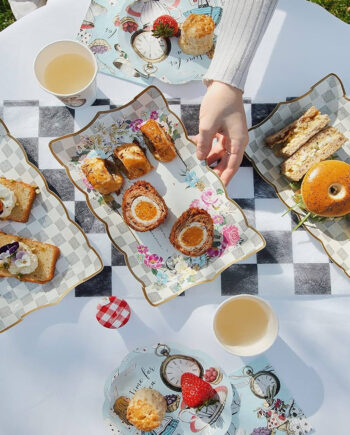 Juego de 4 bandejas para dulces Truly Alice
